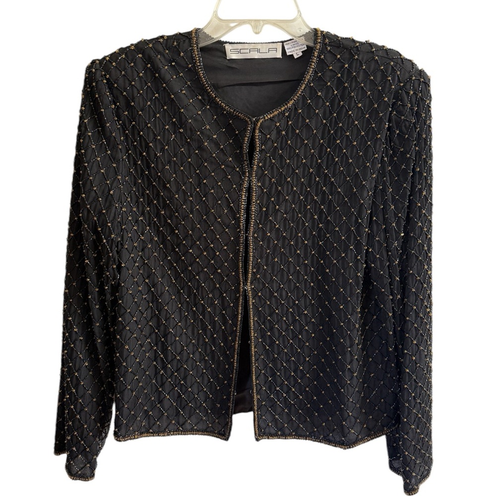 Vintage Scala Beaded Jacket